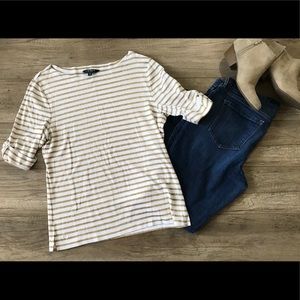Ralph Lauren 3/4 length Sleeve Top